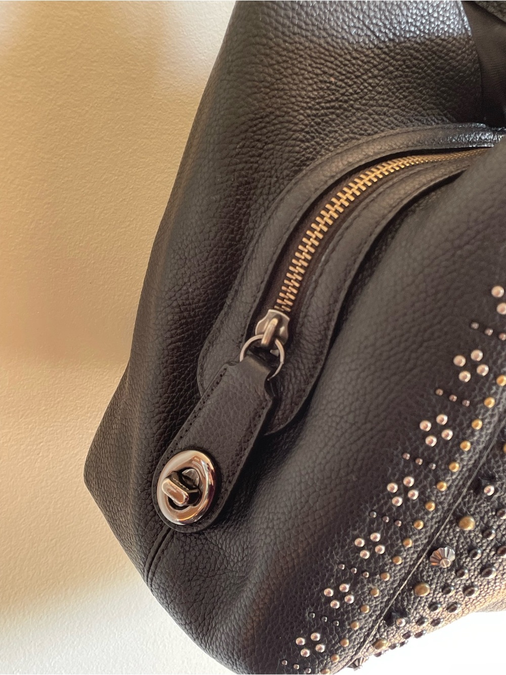 Coach Edie 31 Shoulder Bag with Rivets - Picture 7 of 10
